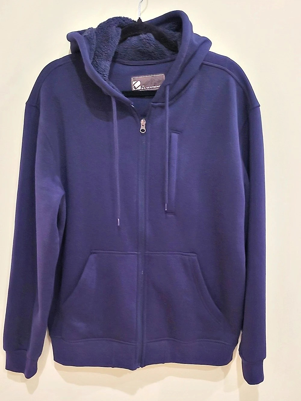 B.C. Clothing Co. Full-Zip Hoodie in Blue Size Medium Like New